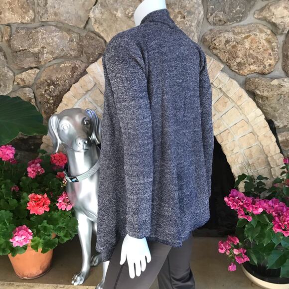 Barefoot Dreams Bamboo Chic Lite 436 Long Gray Open Front Cardigan Size S/M - Picture 2 of 8